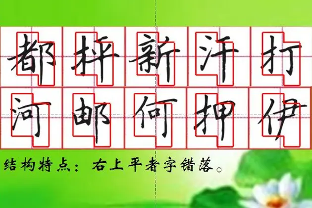 硬笔书法教学:钢笔字书写规律与口诀 | 硬笔书法字帖