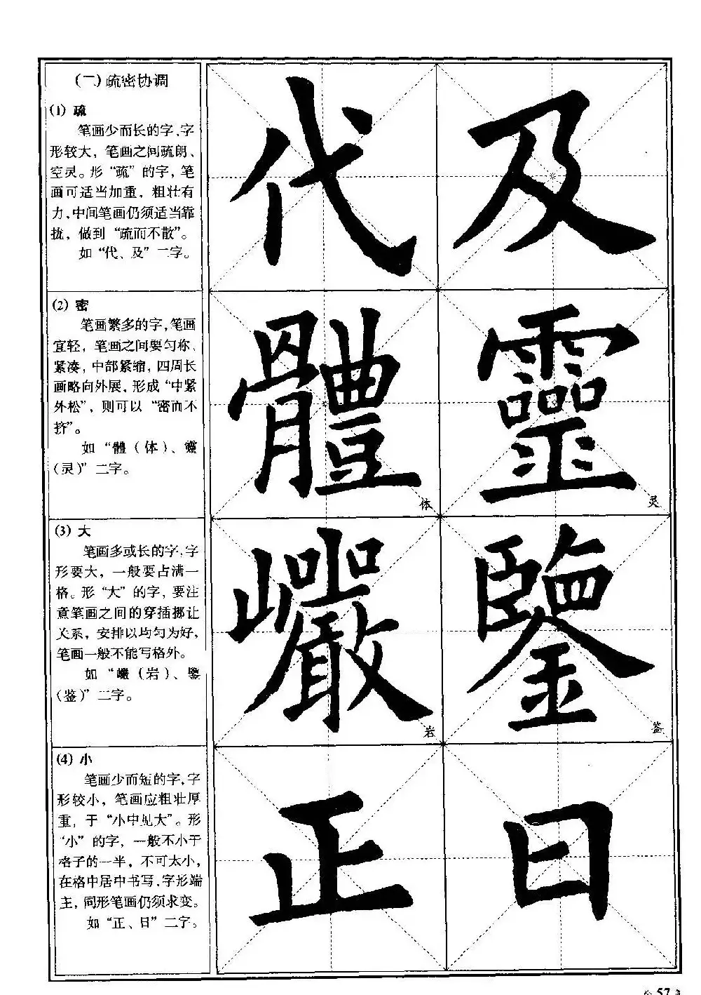 欧体书法教程《欧阳询楷书入门大字帖》 | 毛笔楷书字帖