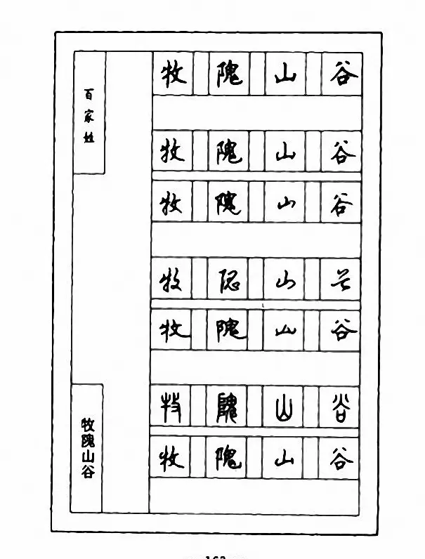 钢笔七体字帖《顾仲安书百家姓》 | 硬笔书法字帖