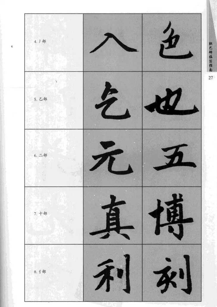 赵孟頫胆巴碑临写指南行楷字帖 | 软笔楷书字帖