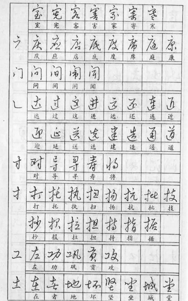 黄若舟经典字帖《怎样快写钢笔字》 | 硬笔书法字帖