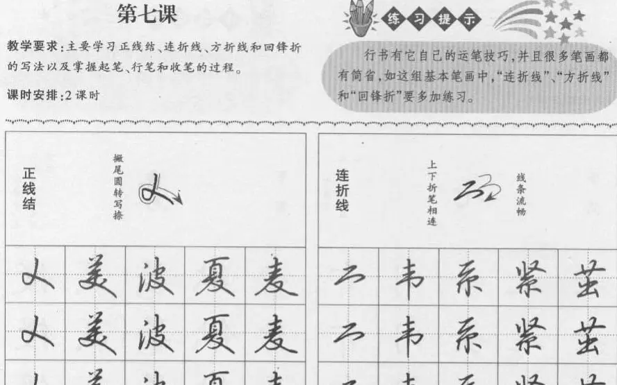 钢笔行书入门教材 | 钢笔书法字帖