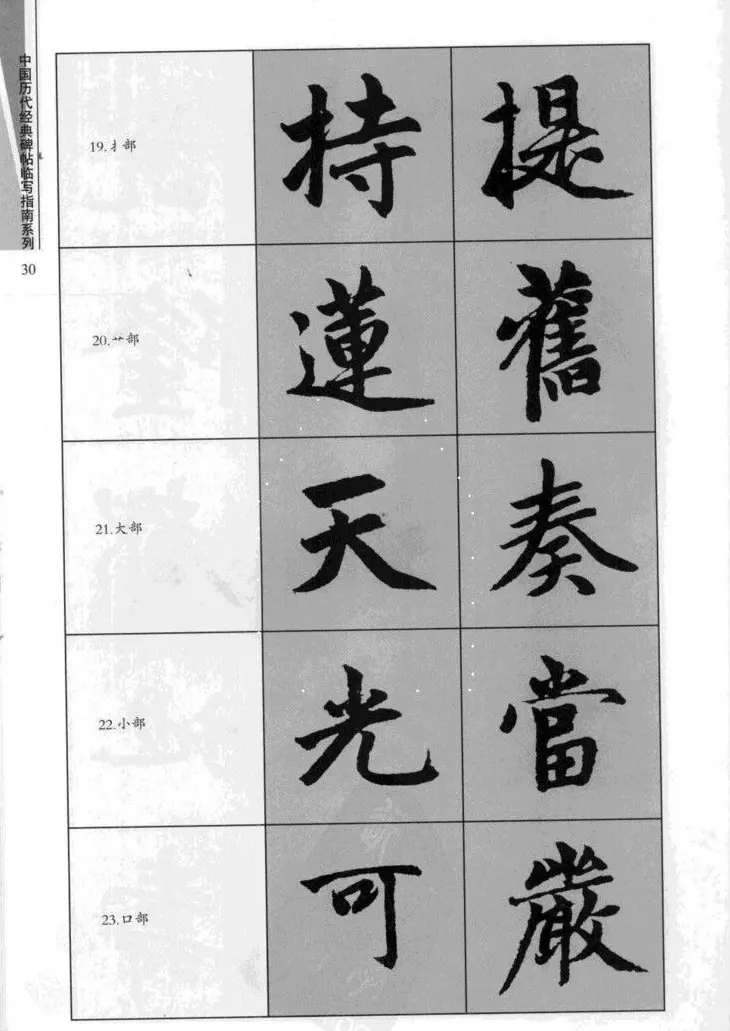 赵孟頫胆巴碑临写指南行楷字帖 | 软笔楷书字帖