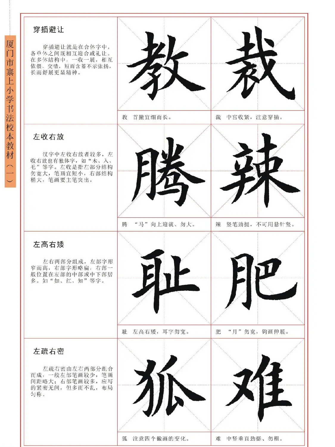 王丙申高清书法字帖《毛笔楷书入门教程》 | 毛笔楷书字帖