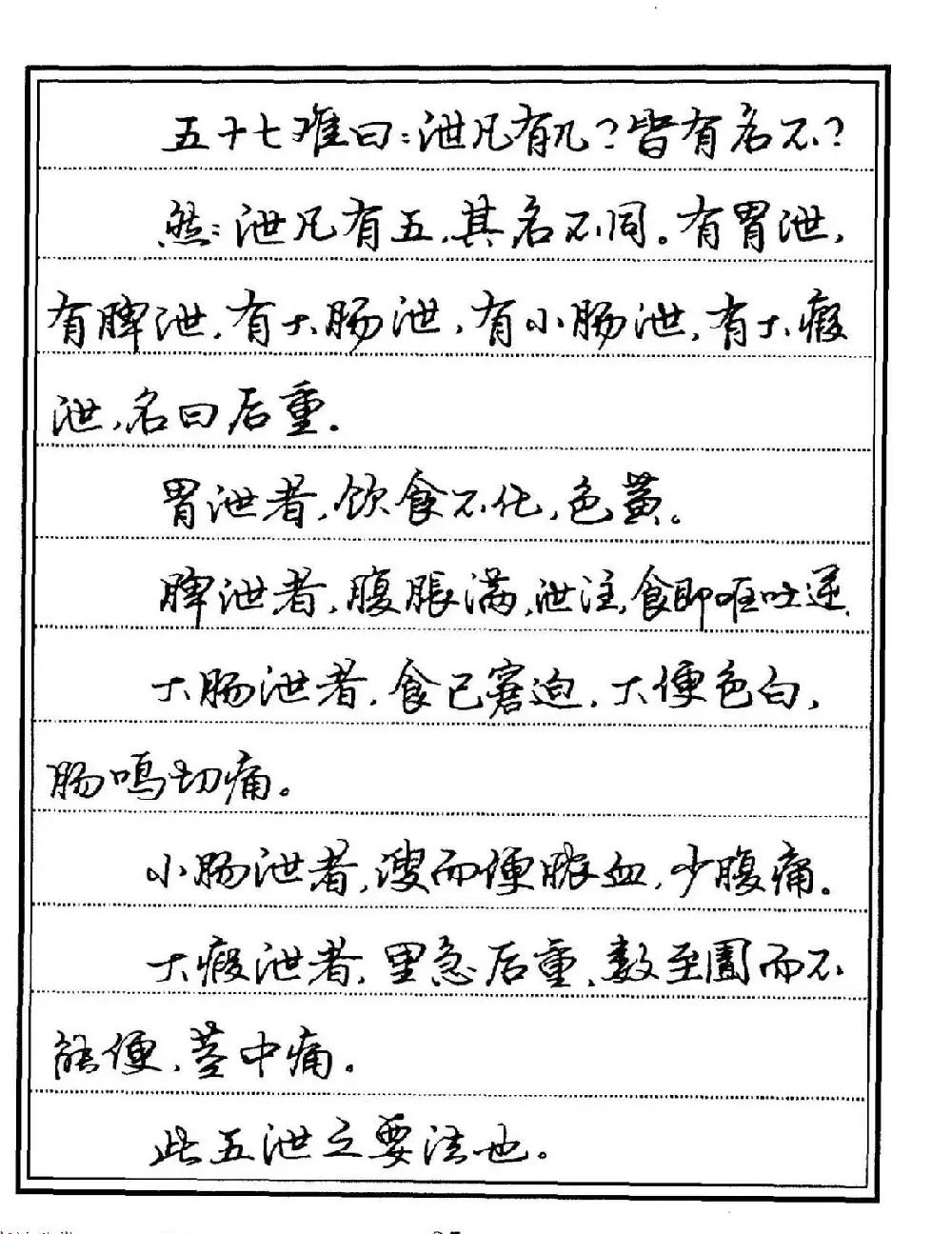 苏德生硬笔书法《中医经典钢笔字帖·难经》 | 硬笔书法字帖