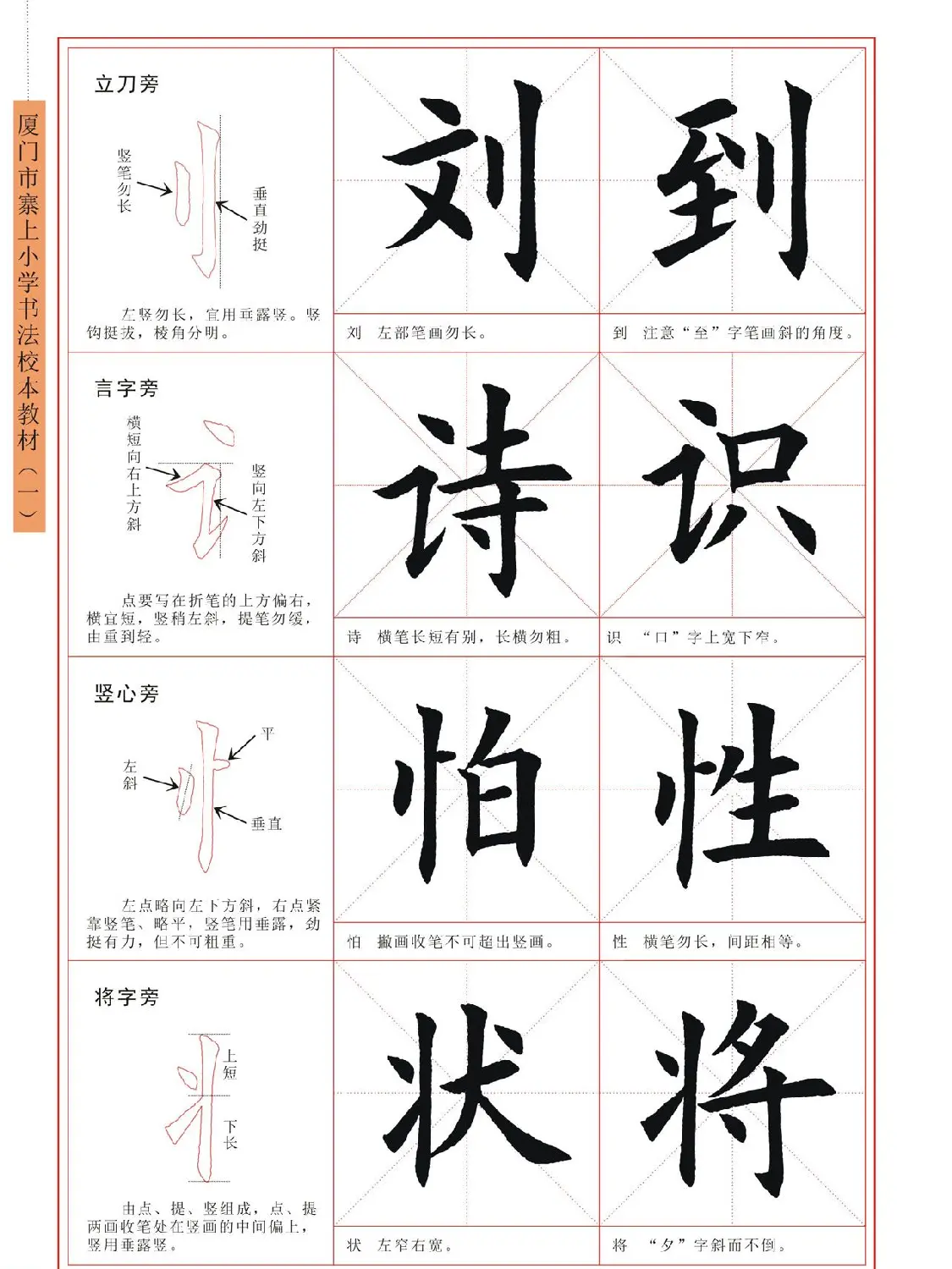 王丙申高清书法字帖《毛笔楷书入门教程》 | 毛笔楷书字帖