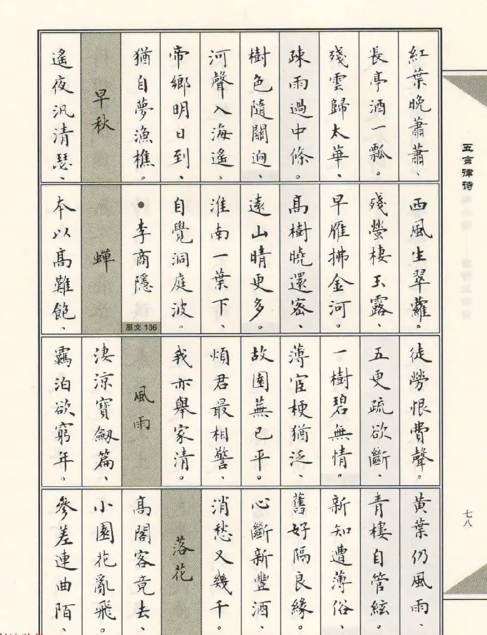 卢中南毛笔小楷字帖欣赏《唐诗三百首》 | 毛笔楷书字帖