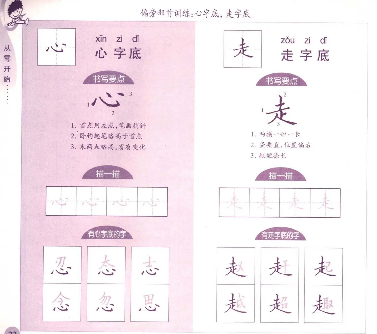 描红练字帖《从零开始学硬笔书法》 | 硬笔书法字帖