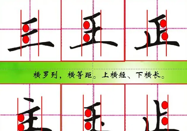 硬笔书法教学:钢笔字书写规律与口诀 | 硬笔书法字帖