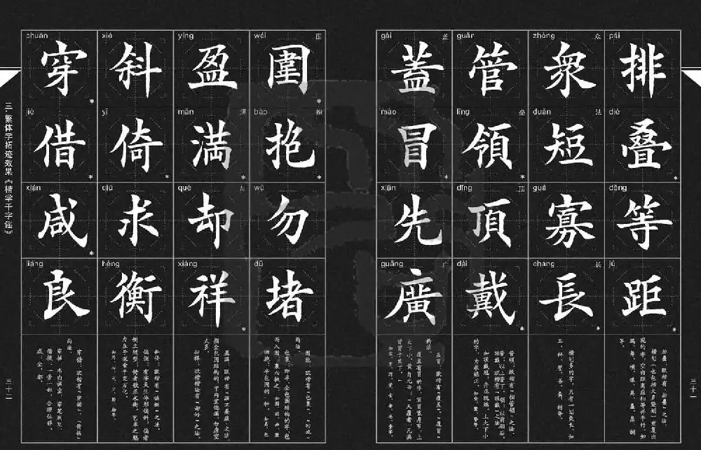 徐晓川书法字帖欣赏《楷学千字谣》 | 软笔楷书字帖