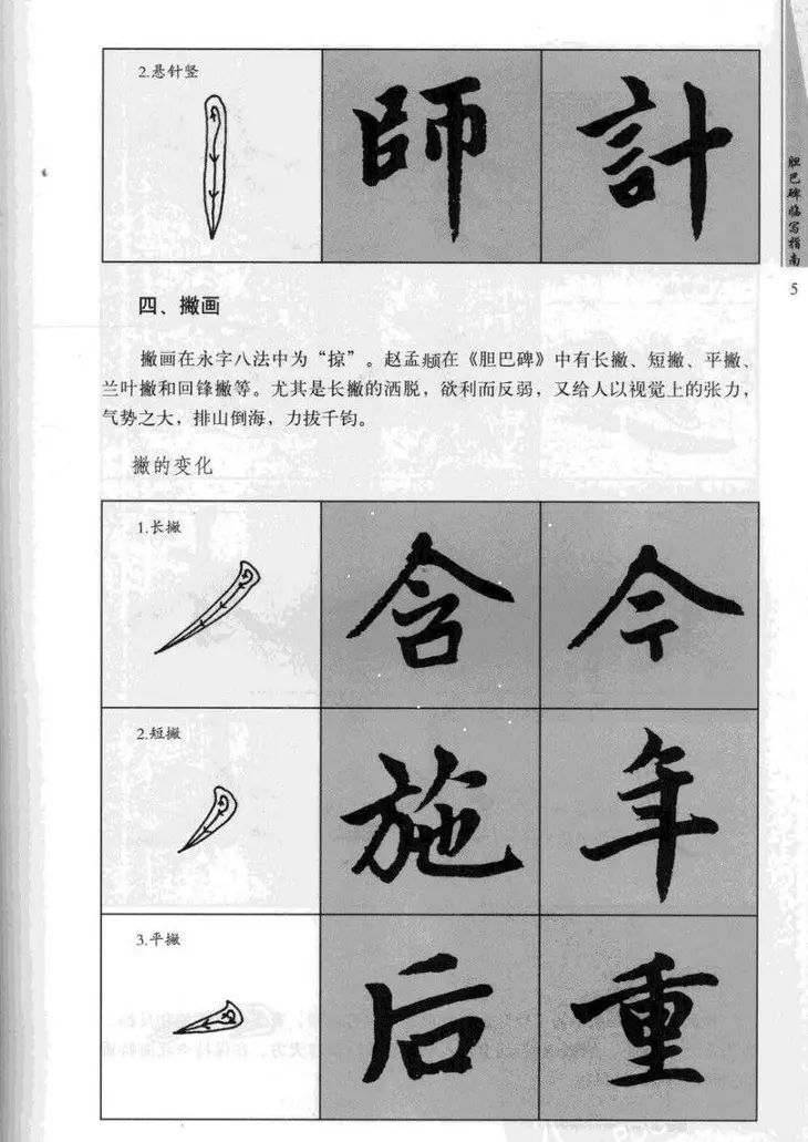 赵孟頫胆巴碑临写指南行楷字帖 | 软笔楷书字帖