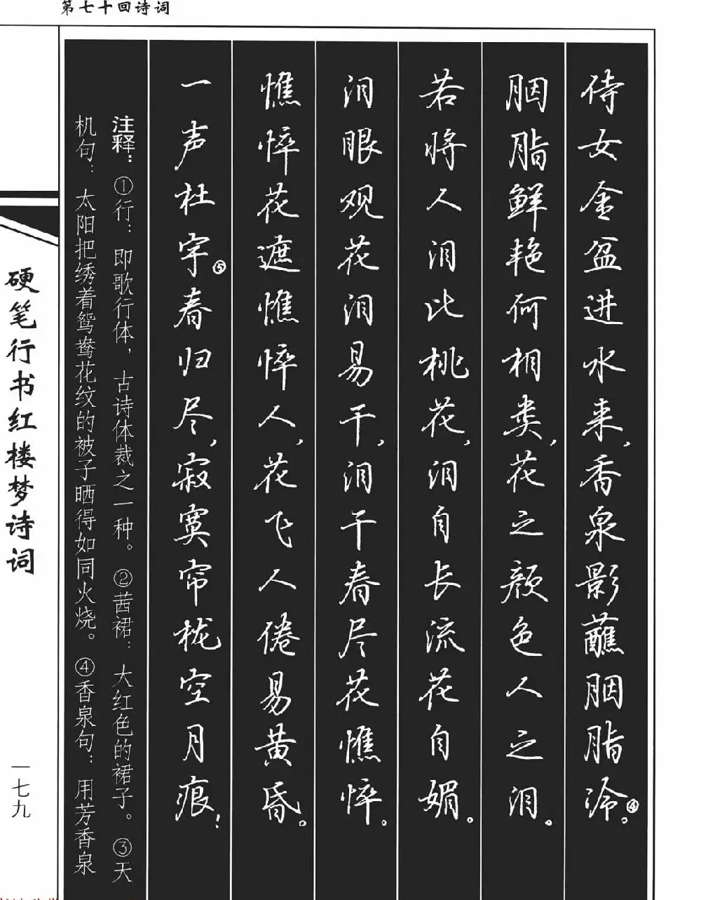 吴玉生钢笔字帖欣赏《硬笔行书红楼梦诗词》 | 硬笔书法字帖