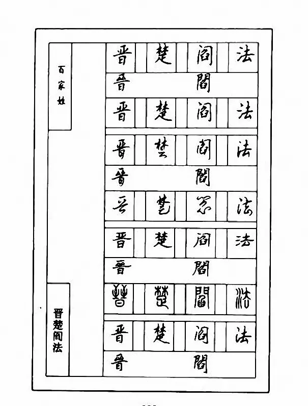 钢笔七体字帖《顾仲安书百家姓》 | 硬笔书法字帖