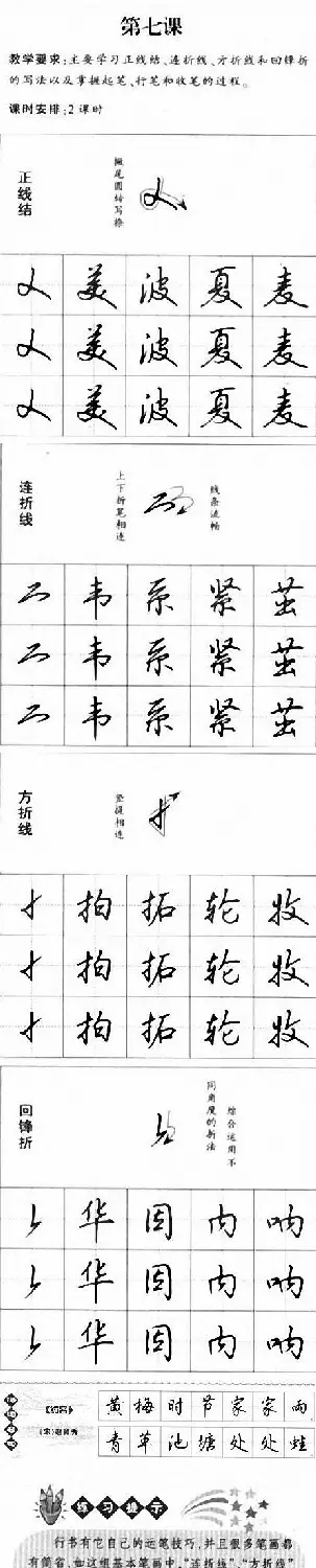 硬笔书法入门教程：基本笔画+行楷书法九课 | 硬笔书法字帖