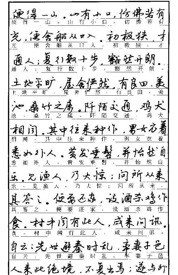 自学丛帖《学生古代散文名篇钢笔字帖》 | 硬笔书法字帖