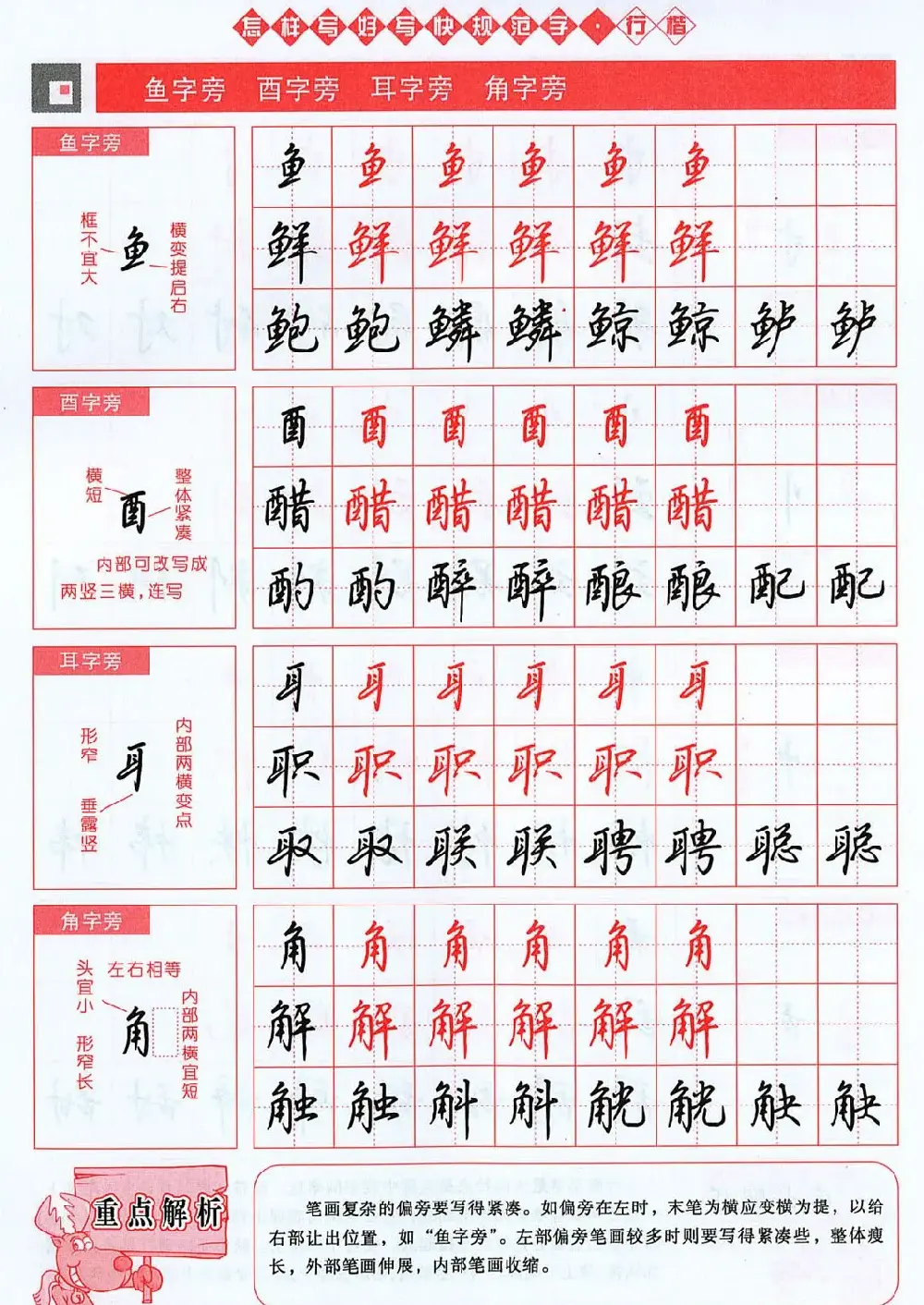 吴玉生行楷书法字帖《怎样写好写快规范字》 | 钢笔书法字帖