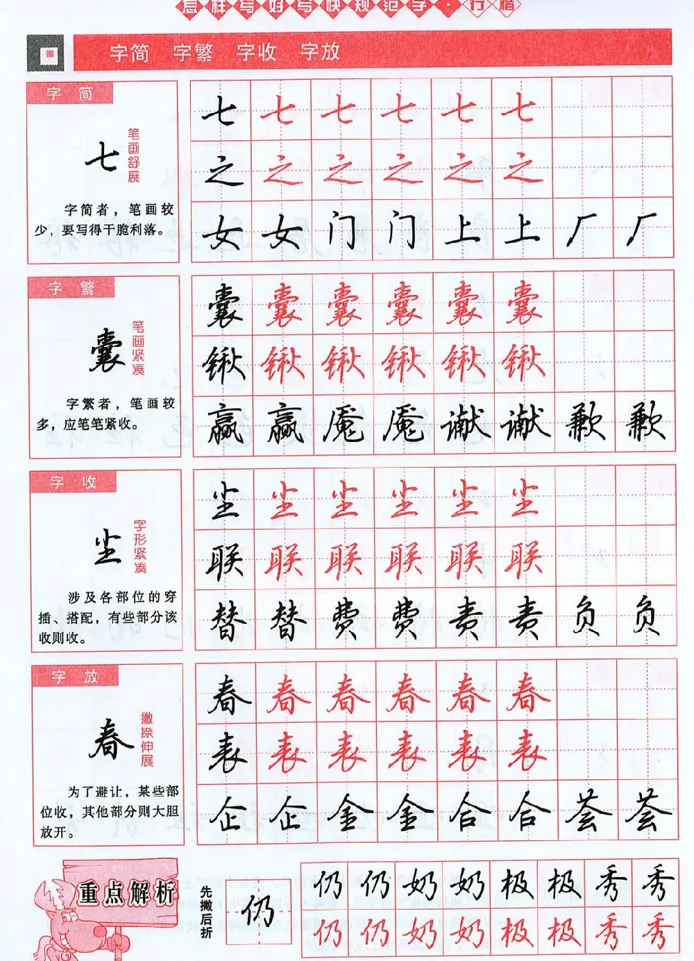 吴玉生行楷书法字帖《怎样写好写快规范字》 | 钢笔书法字帖