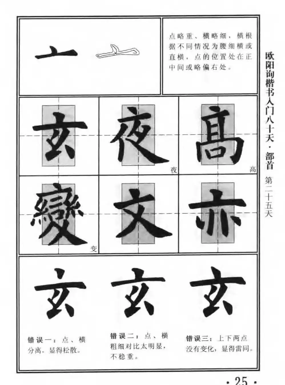 书法教程字帖《欧阳询楷书入门80天》 | 软笔楷书字帖