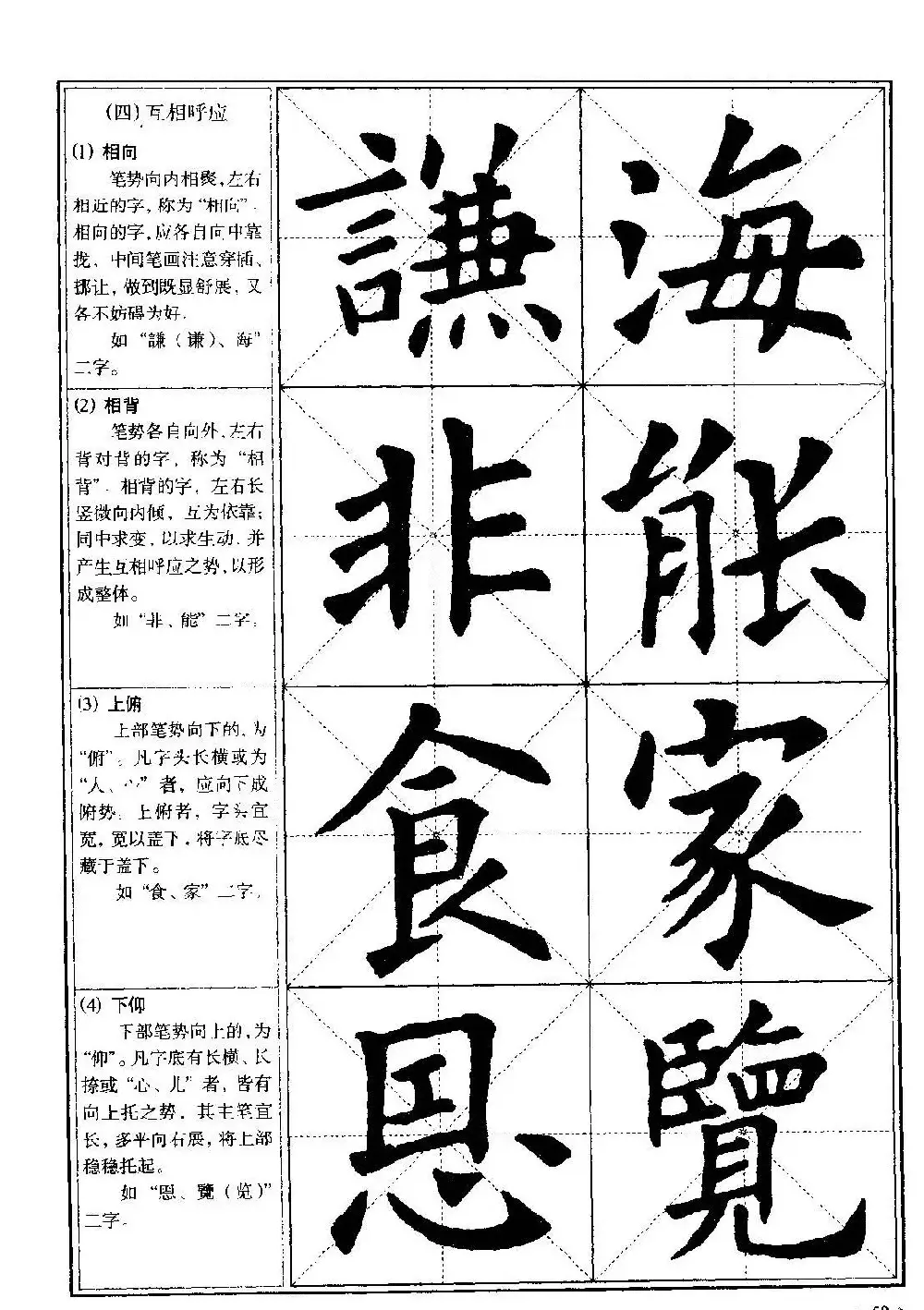 欧体书法教程《欧阳询楷书入门大字帖》 | 毛笔楷书字帖