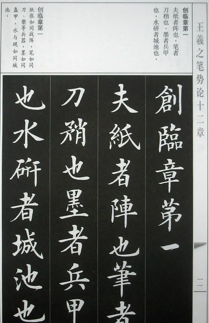 房弘毅字帖《王羲之笔势论十二章》 | 软笔楷书字帖