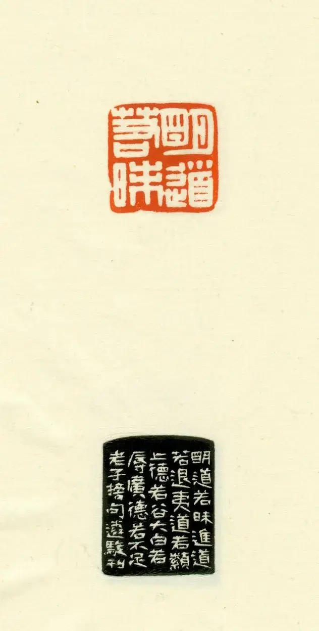 篆刻作品欣赏《道德经摘句印谱》 | 毛笔书法作品