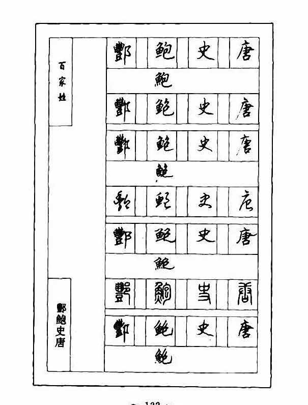 钢笔七体字帖《顾仲安书百家姓》 | 硬笔书法字帖