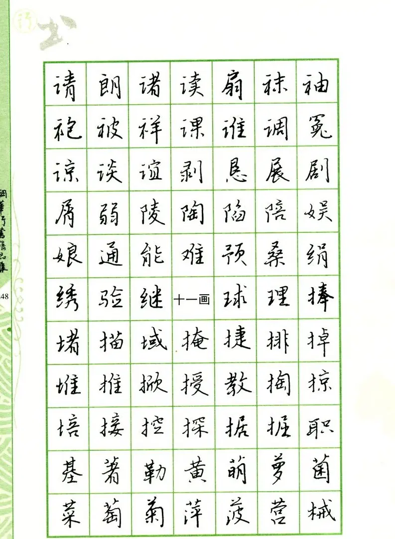 钢笔字帖:常用行书范字2500个 | 硬笔书法字帖