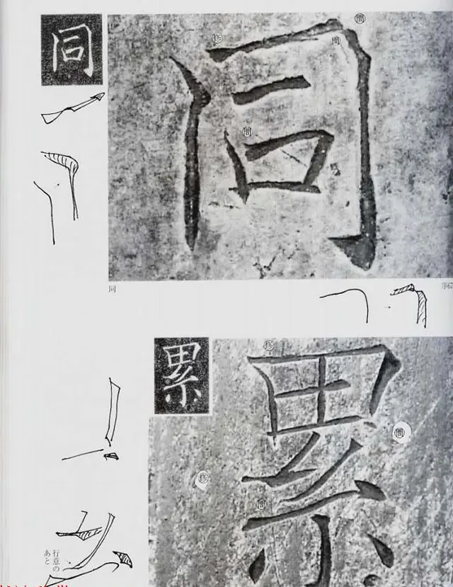 荒金大琳编著《褚遂良雁塔圣教序扩大观察记录》 | 毛笔楷书字帖