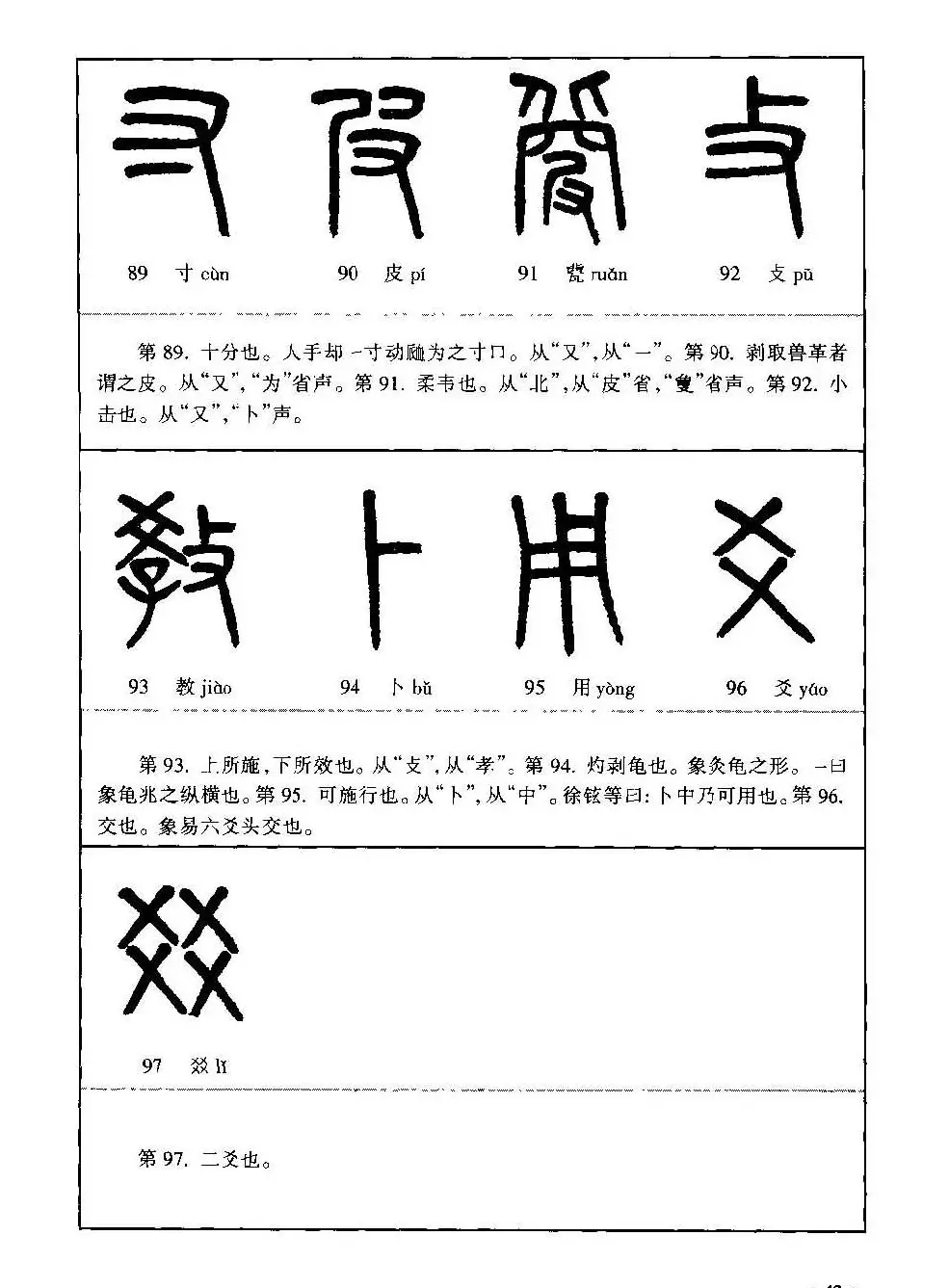 篆书导学篆书用笔间架一百法 | 毛笔篆书字帖