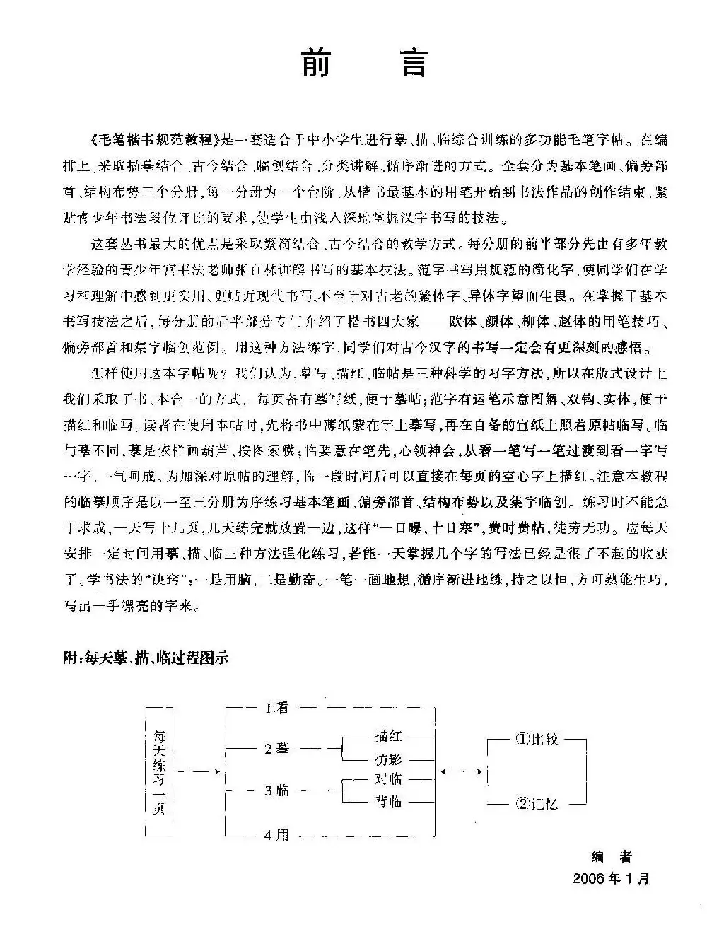 海南版精品字帖《毛笔楷书实用教程-楷书笔画》 | 毛笔楷书字帖