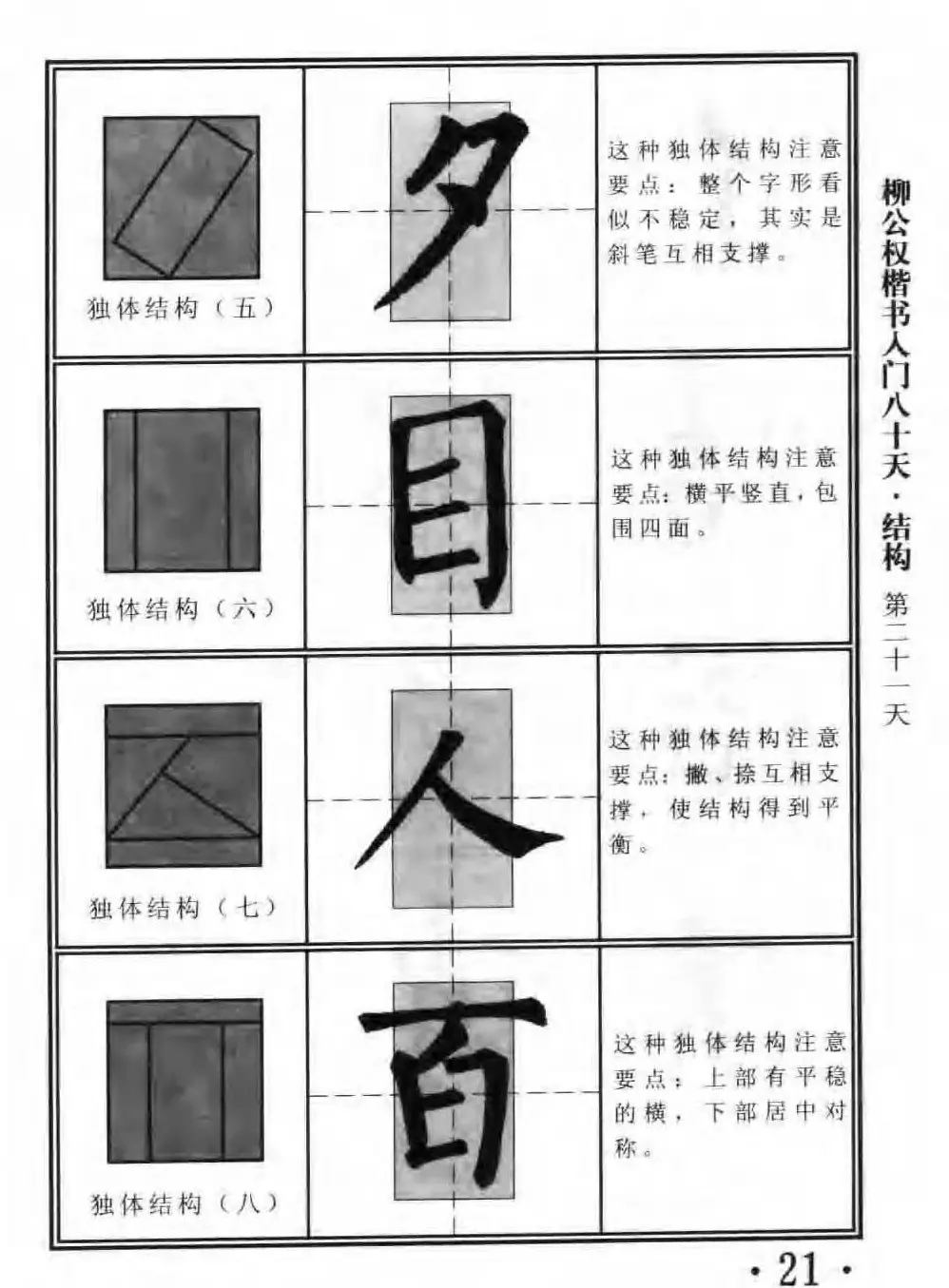 书法教程字帖《柳公权楷书入门80天》 | 软笔楷书字帖