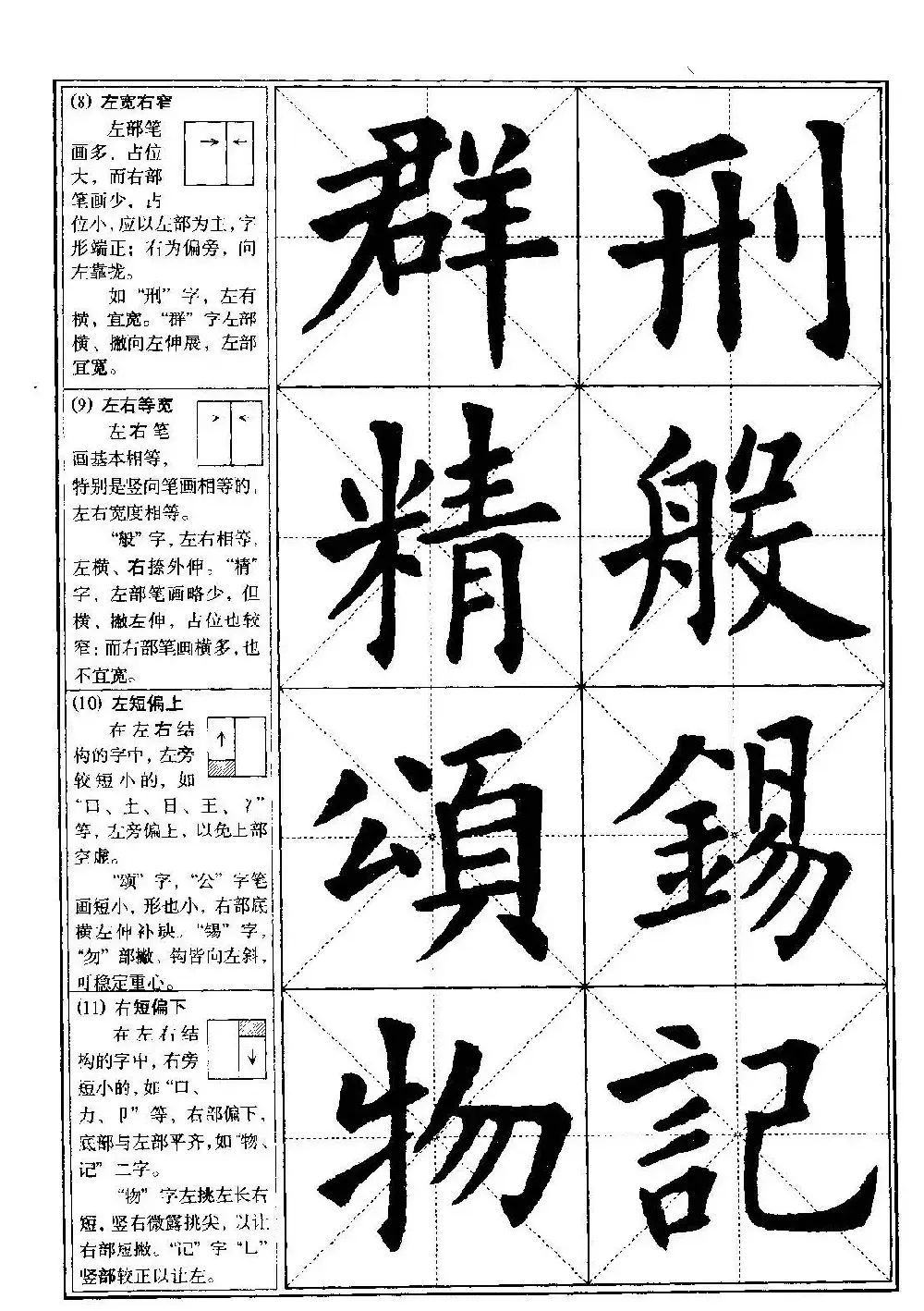 欧体书法教程《欧阳询楷书入门大字帖》 | 毛笔楷书字帖