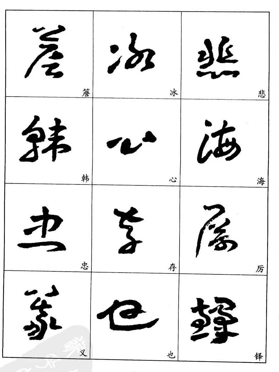 20世纪中国杰出书法家王蘧常章草字帖 | 软笔草书字帖