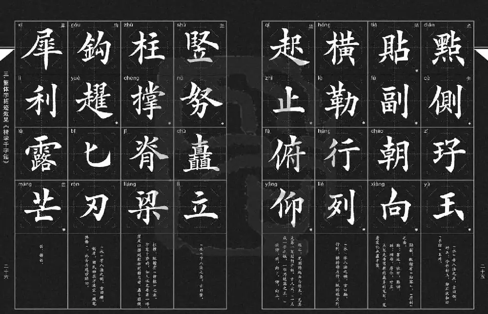 徐晓川书法字帖欣赏《楷学千字谣》 | 软笔楷书字帖