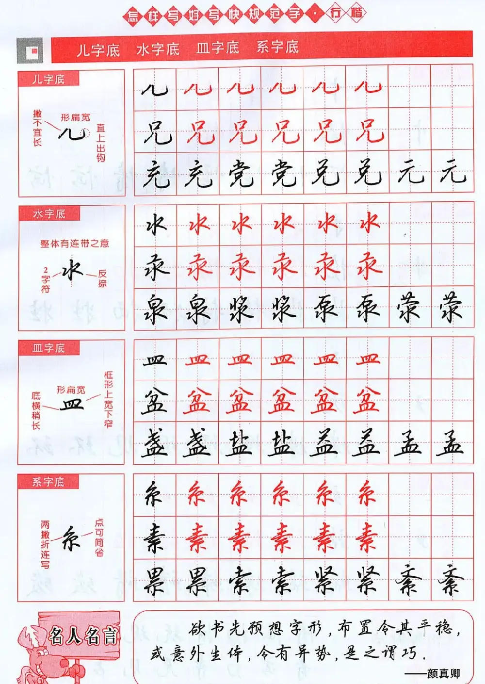 吴玉生行楷书法字帖《怎样写好写快规范字》 | 钢笔书法字帖