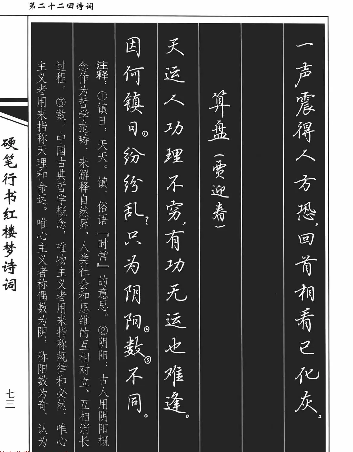 吴玉生钢笔字帖欣赏《硬笔行书红楼梦诗词》 | 硬笔书法字帖