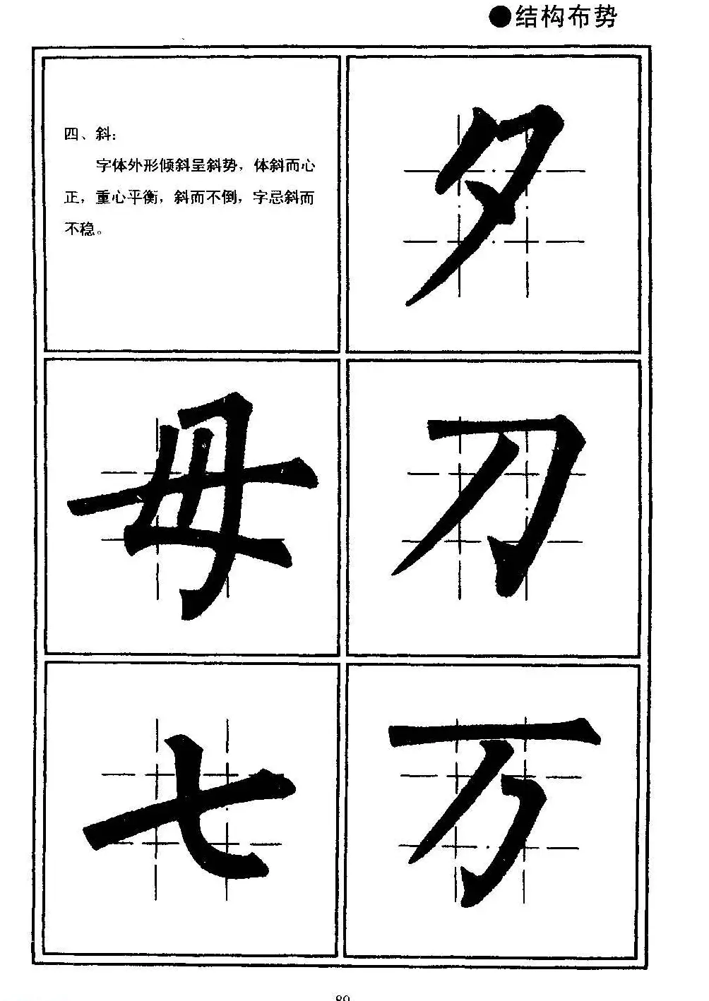 楷书教学《井字格柳体毛笔字帖》 | 毛笔楷书字帖