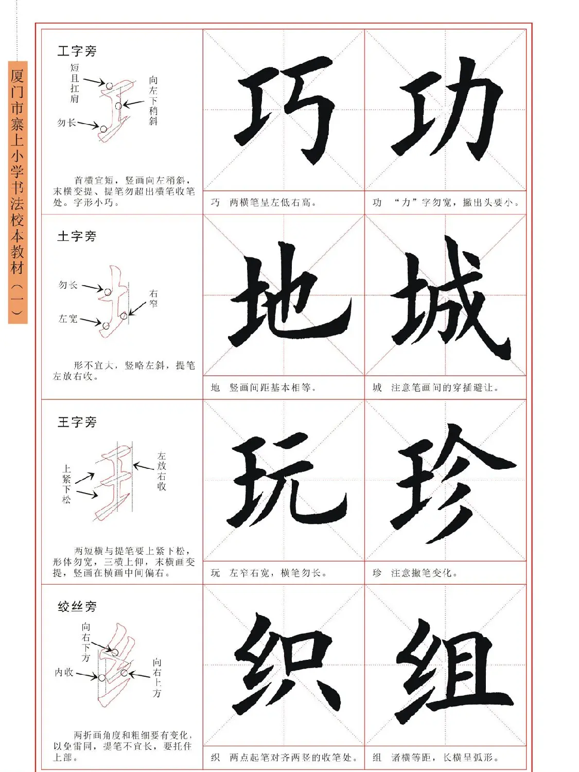 王丙申高清书法字帖《毛笔楷书入门教程》 | 毛笔楷书字帖