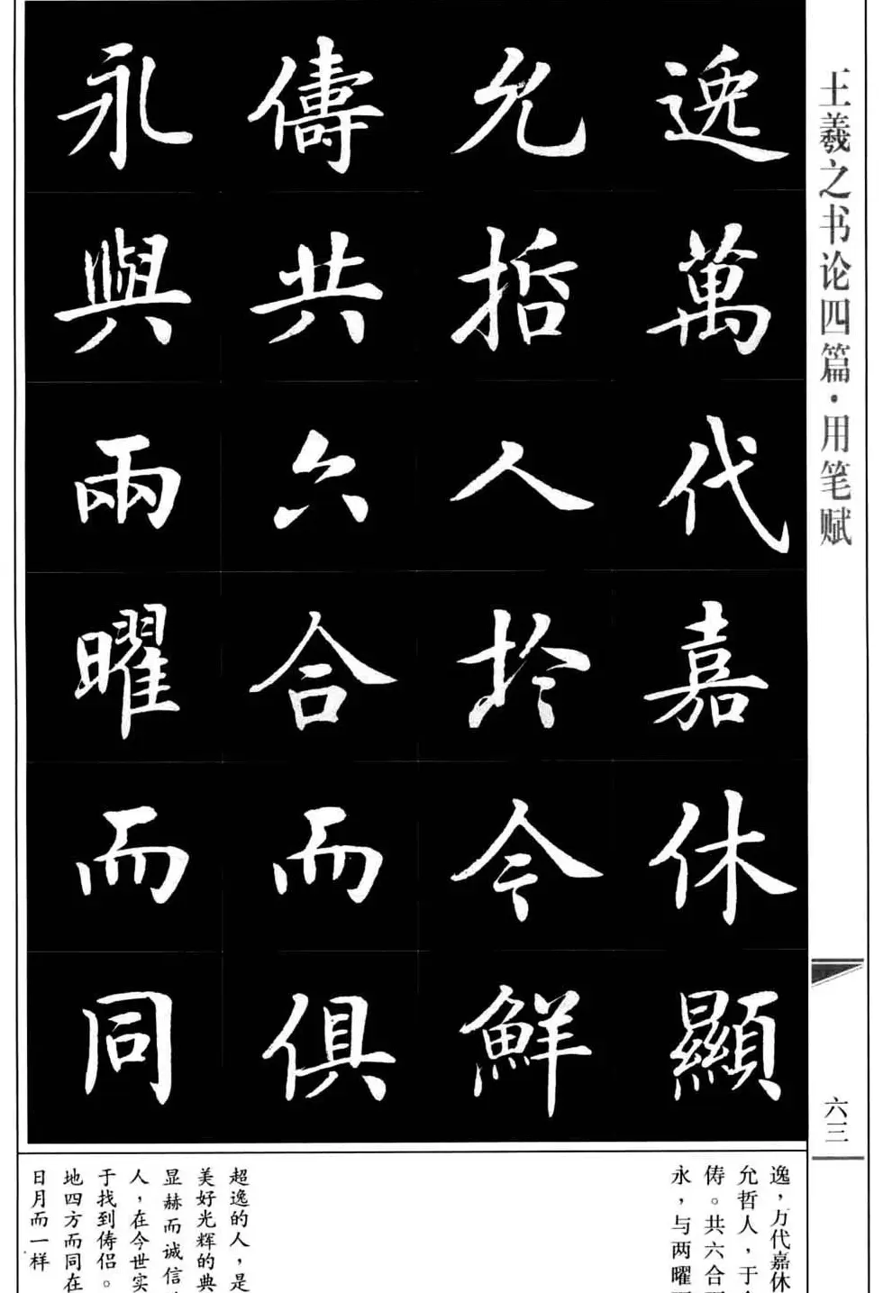 房弘毅书法字帖《王羲之书论四篇》 | 毛笔楷书字帖