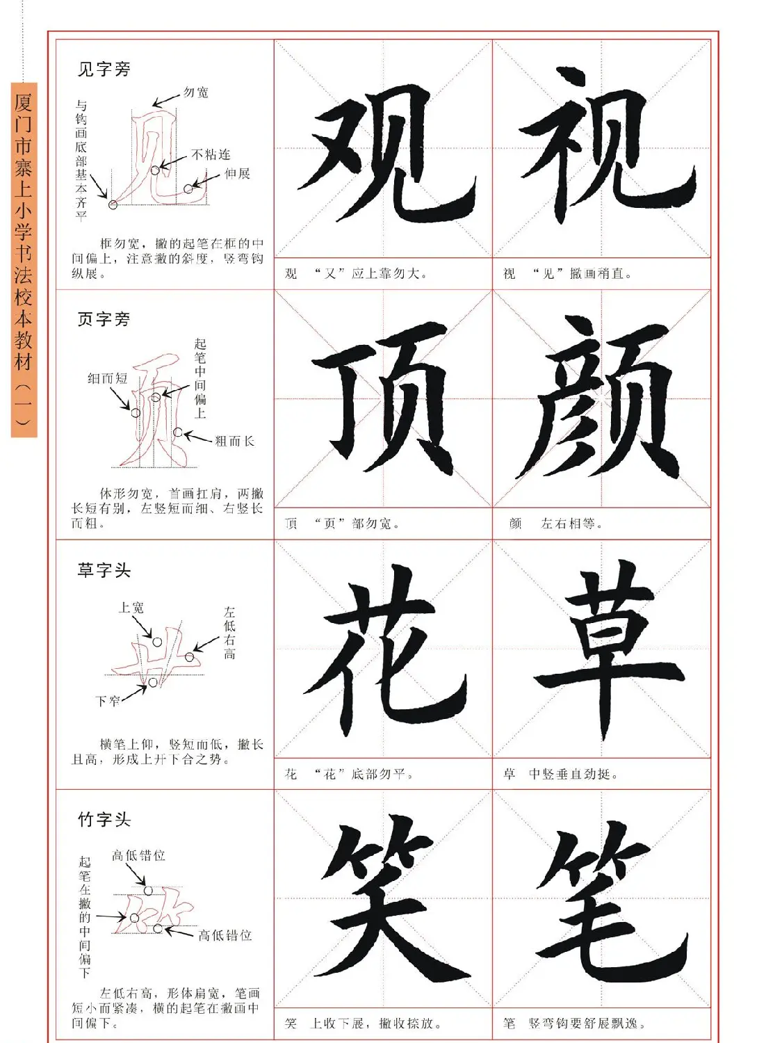 王丙申高清书法字帖《毛笔楷书入门教程》 | 毛笔楷书字帖