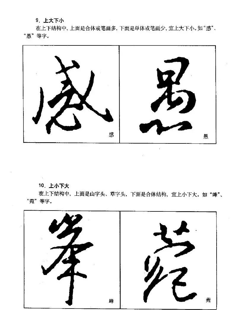 《王羲之行书入门》书法字帖结体篇 | 毛笔行书字帖