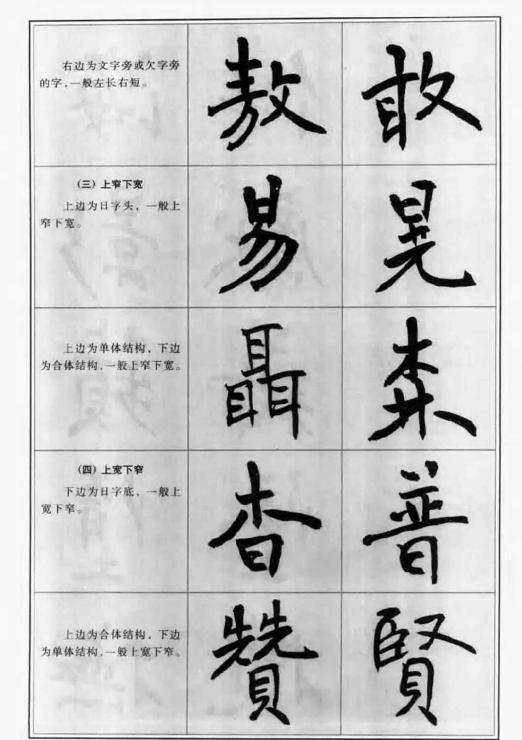 毛笔字帖教程《行书入门大字谱》 | 软笔行书字帖