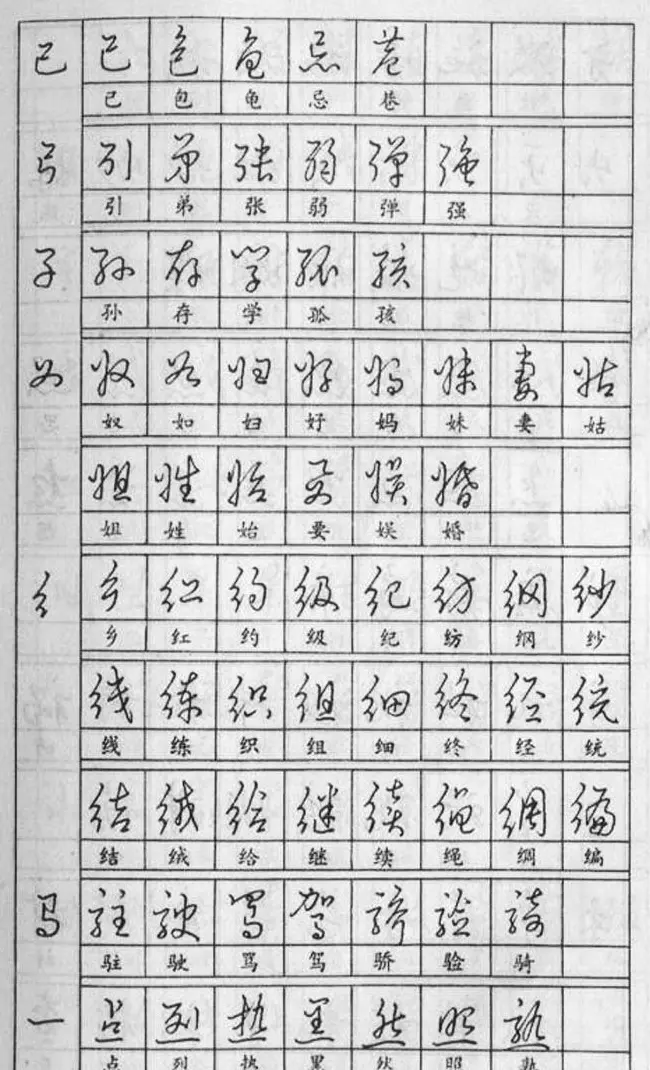 黄若舟经典字帖《怎样快写钢笔字》 | 硬笔书法字帖