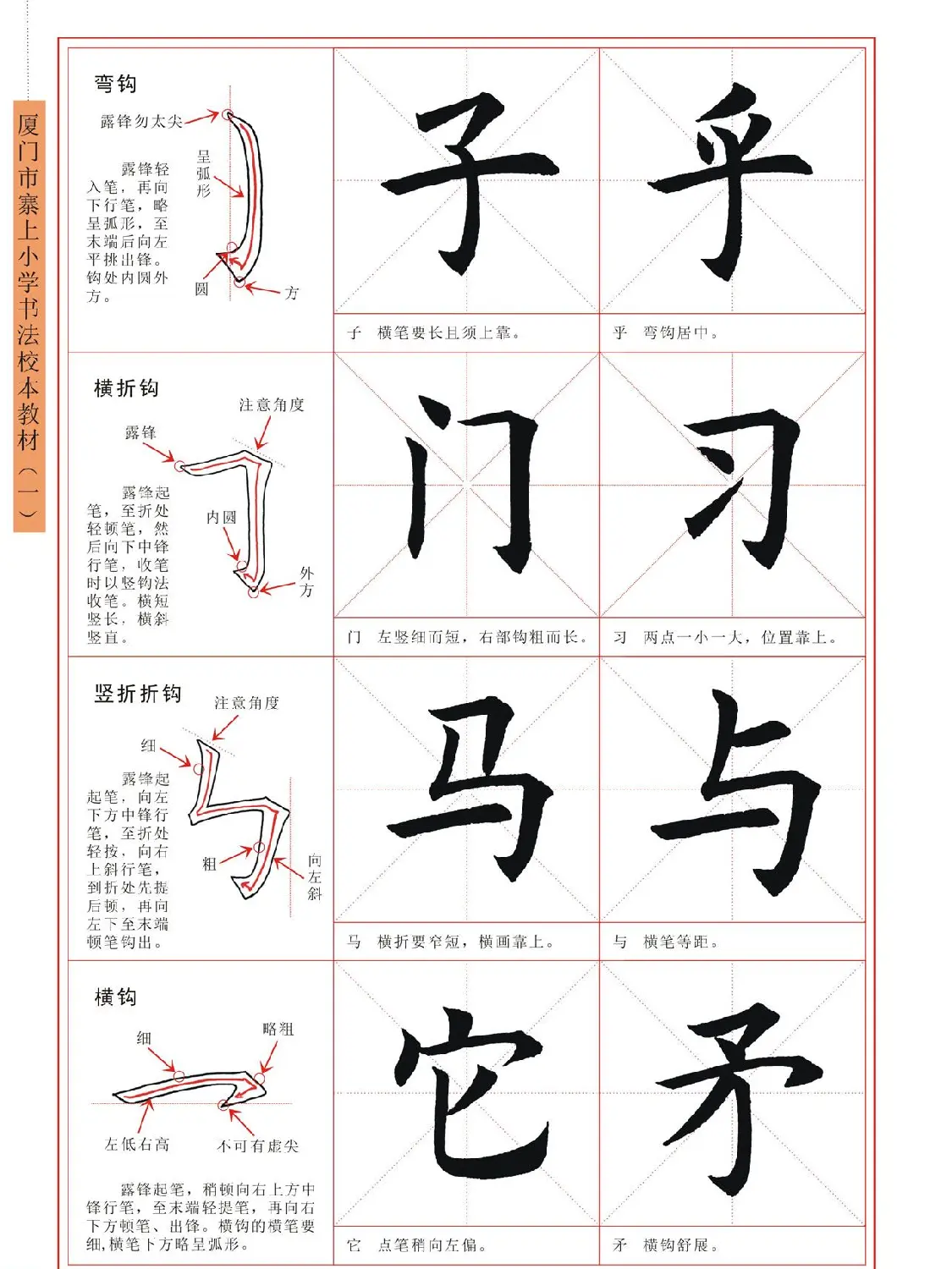 王丙申高清书法字帖《毛笔楷书入门教程》 | 毛笔楷书字帖