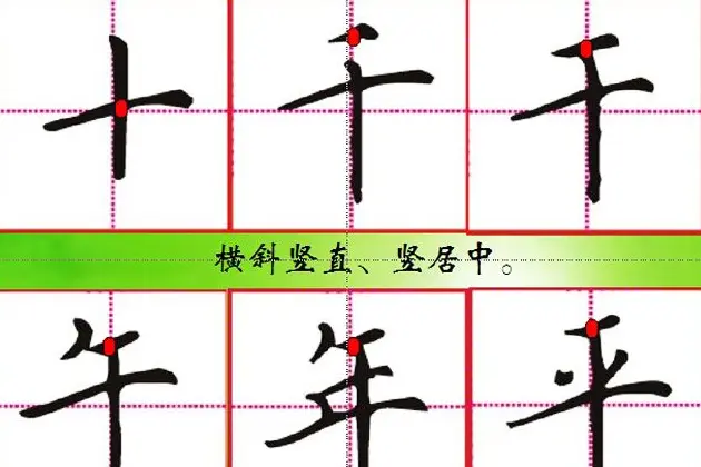 硬笔书法教学:钢笔字书写规律与口诀 | 硬笔书法字帖