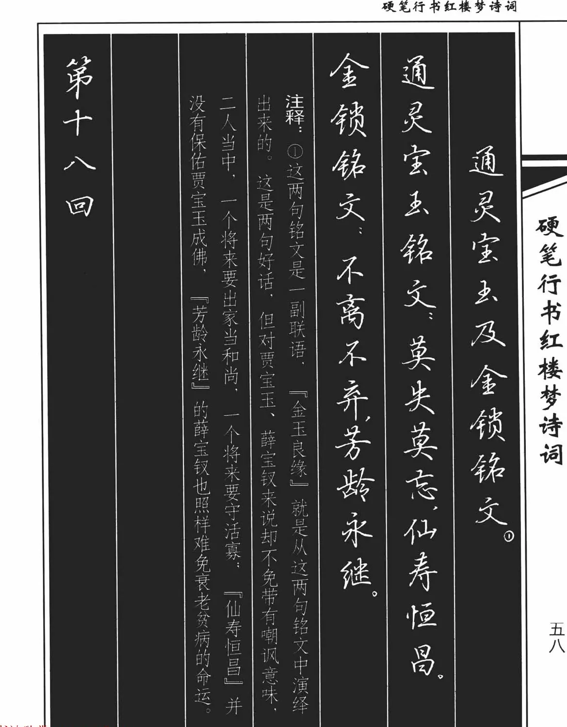 吴玉生钢笔字帖欣赏《硬笔行书红楼梦诗词》 | 硬笔书法字帖