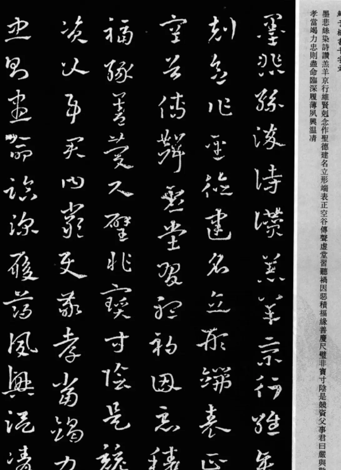 鲜于枢章草书法欣赏《千字文》大图 | 软笔草书字帖