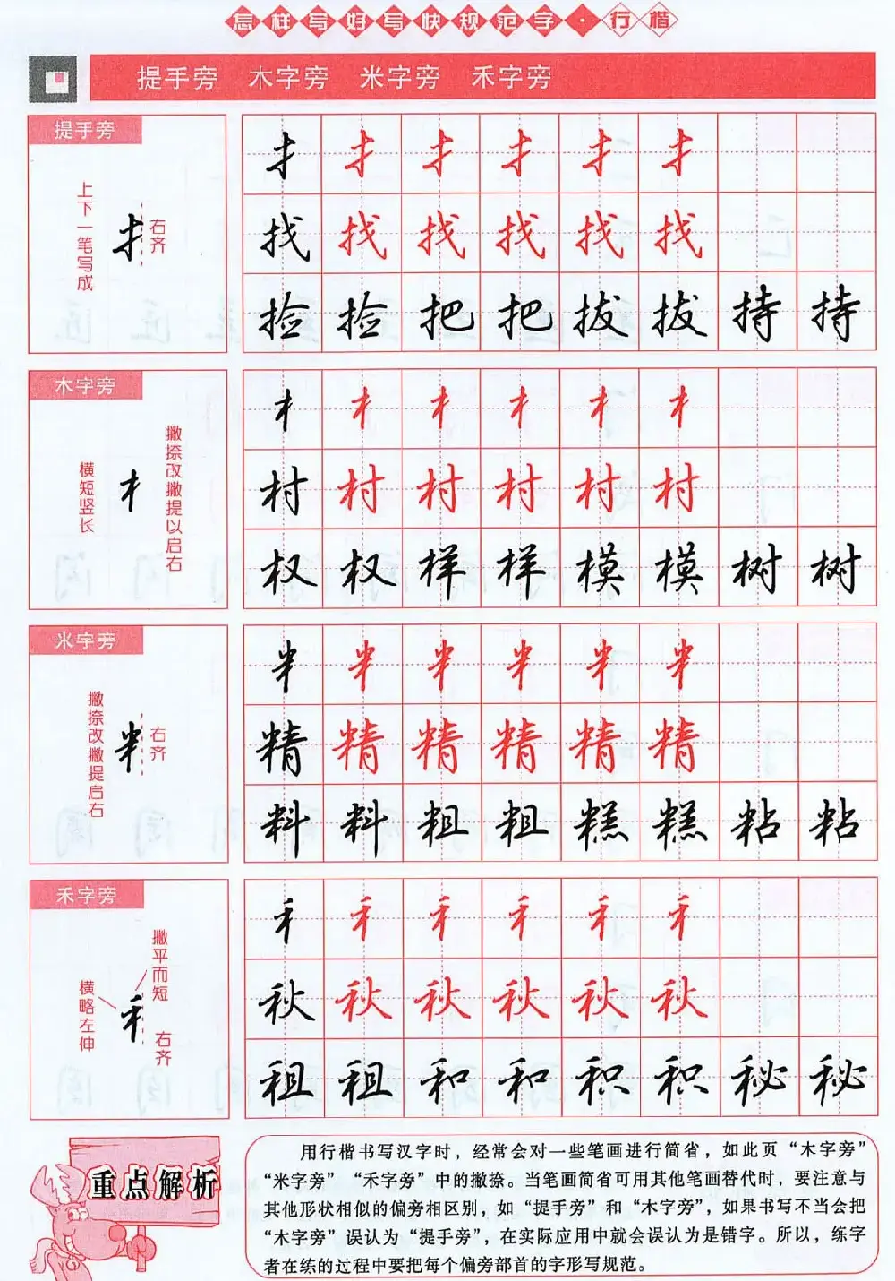 吴玉生行楷书法字帖《怎样写好写快规范字》 | 钢笔书法字帖