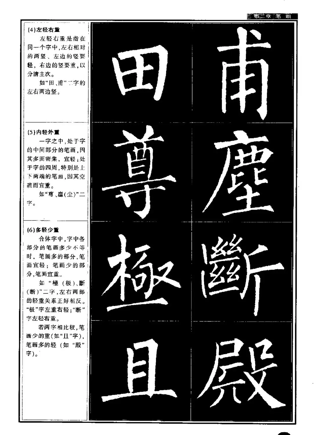 柳公权书法字帖:柳体楷书教程 | 软笔楷书字帖