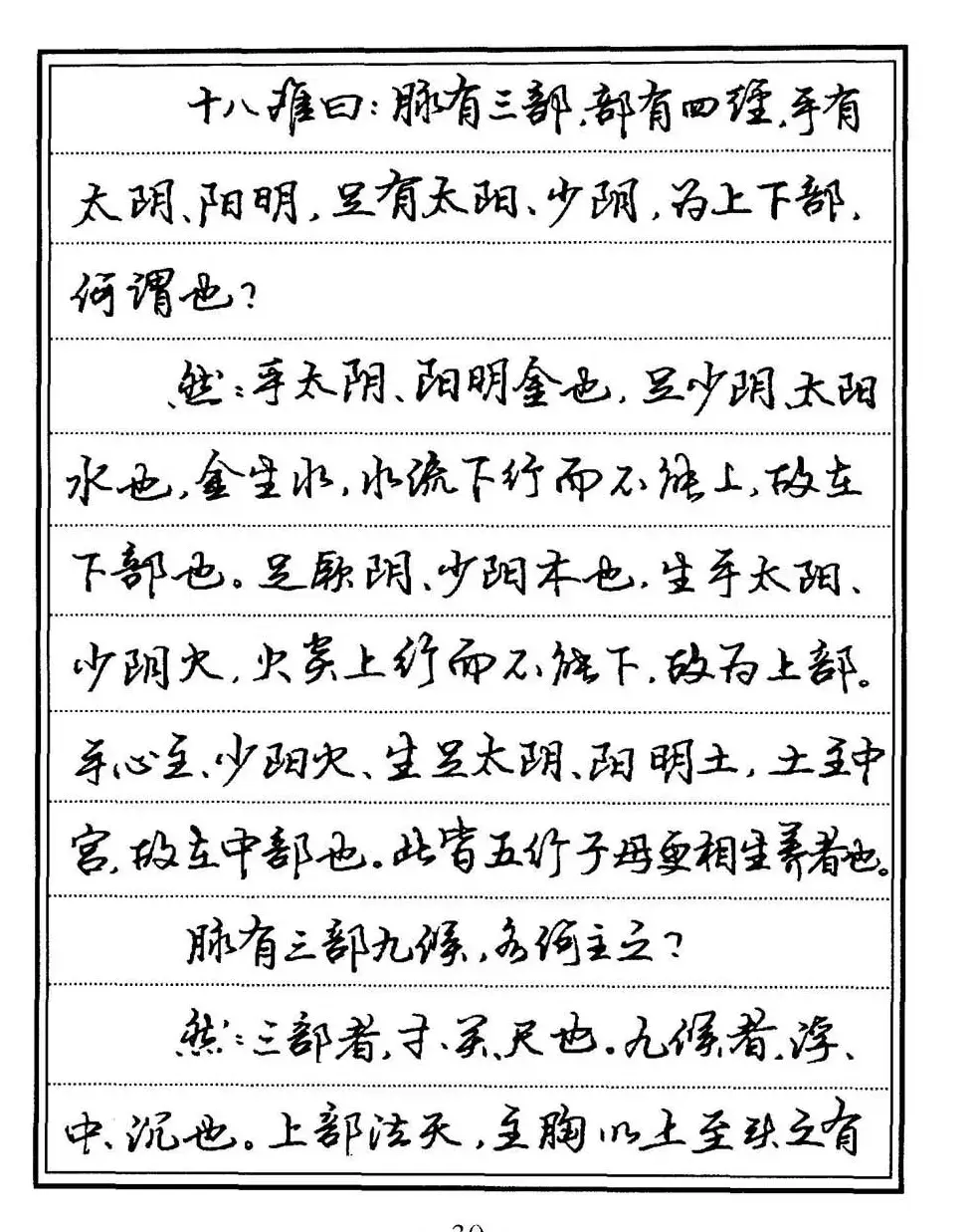 苏德生书法《中医经典钢笔字帖难经》 | 硬笔书法字帖